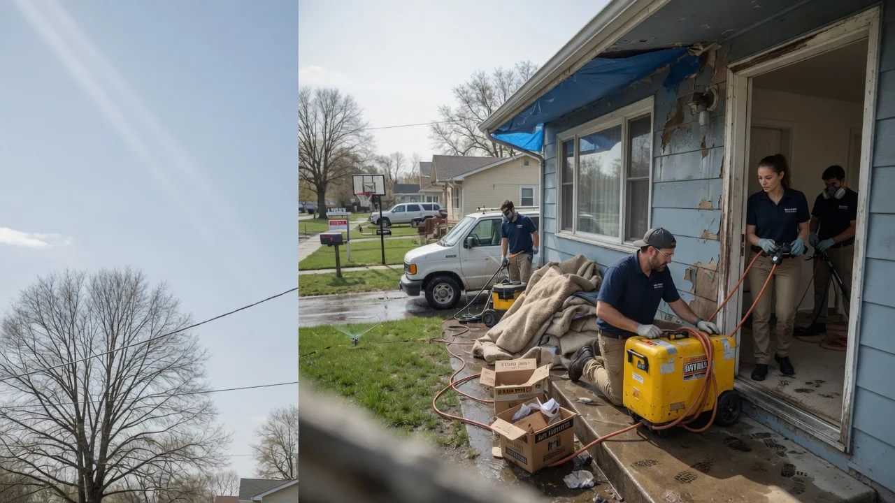 Basement Flood Cleanup in Nanafalia, AL near me